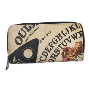 Ouija Board design Rose zip-around Gothic Clutch Wallet
